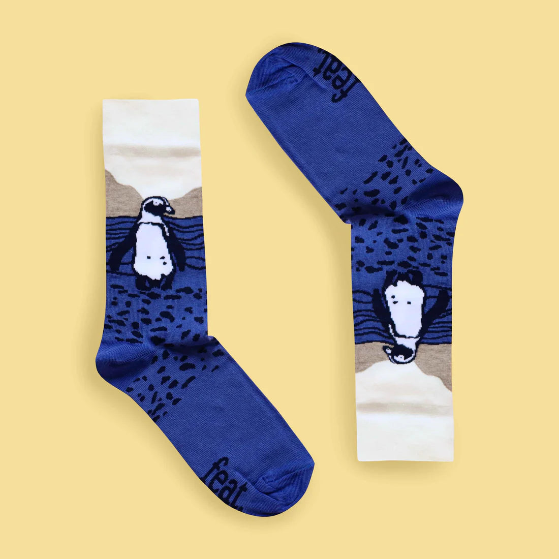 Ladies Penguin Rock socks - Indigo Blue