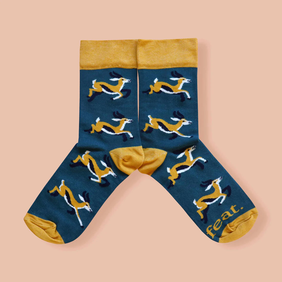 Men's Springbok socks in South African Green and Gold socks