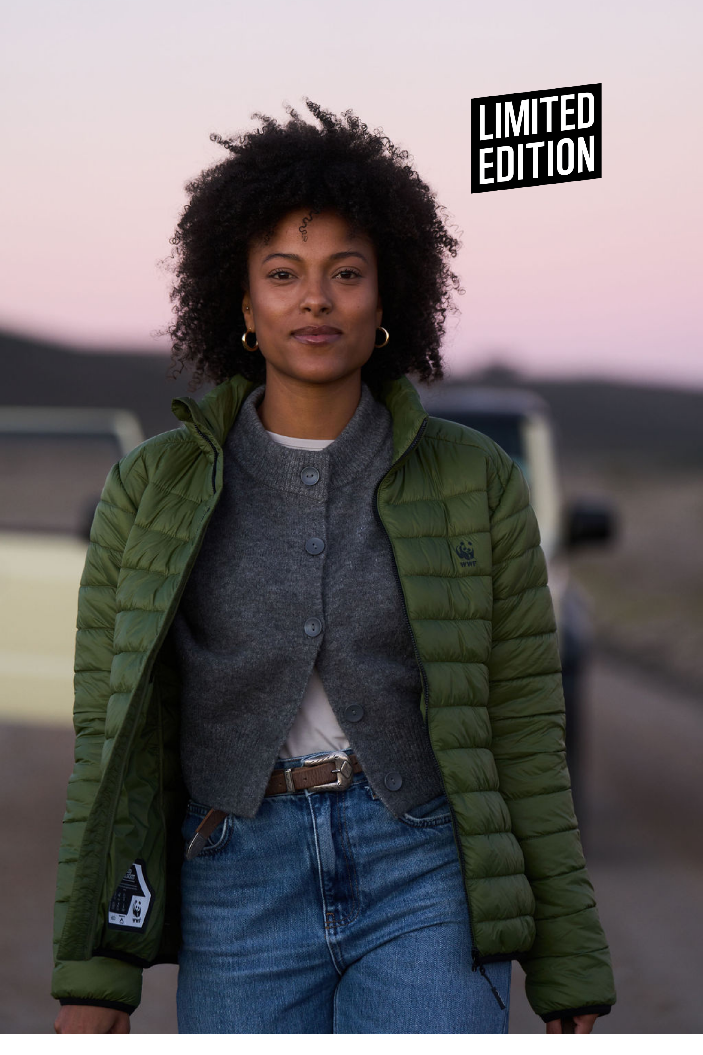 WWF Women's Puffer Jacket - Main Image