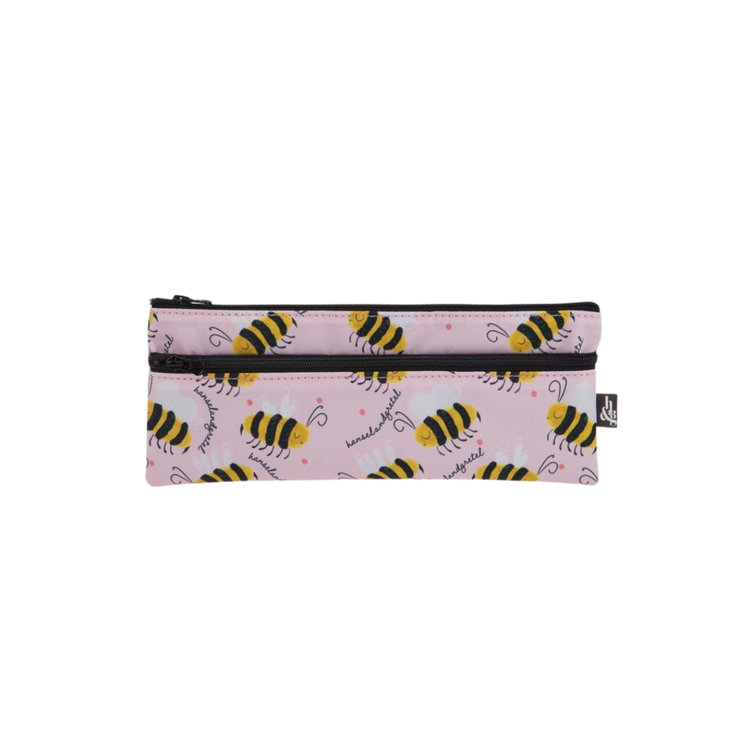 Sleepy Bees Print Pencil Case