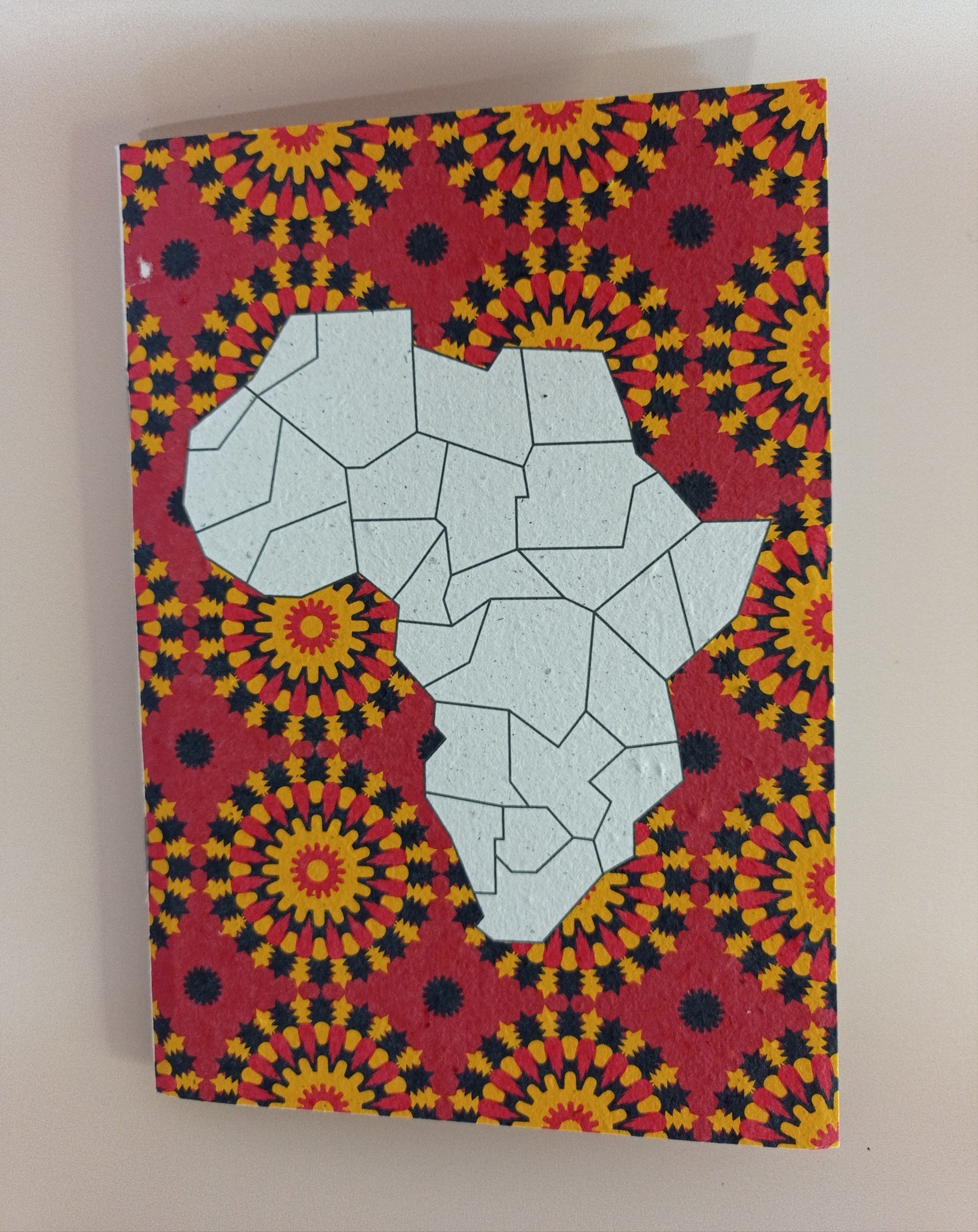 Growing paper notebook - Africa