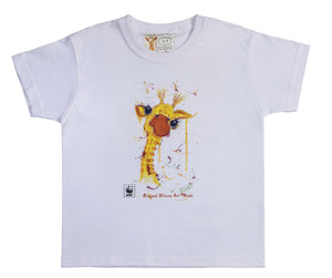 Rinki Cheeky Giraffe White T-shirt
