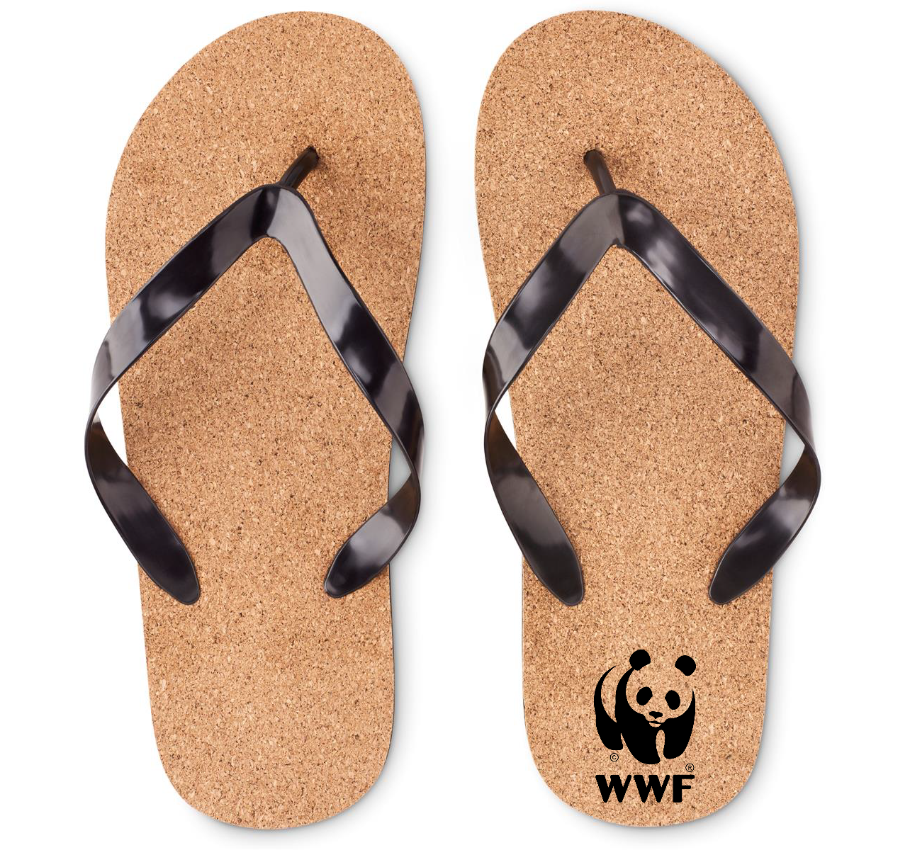 Cork flip flops sales
