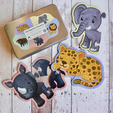 The Big Five Animal Puzzles | 5-in-a-box