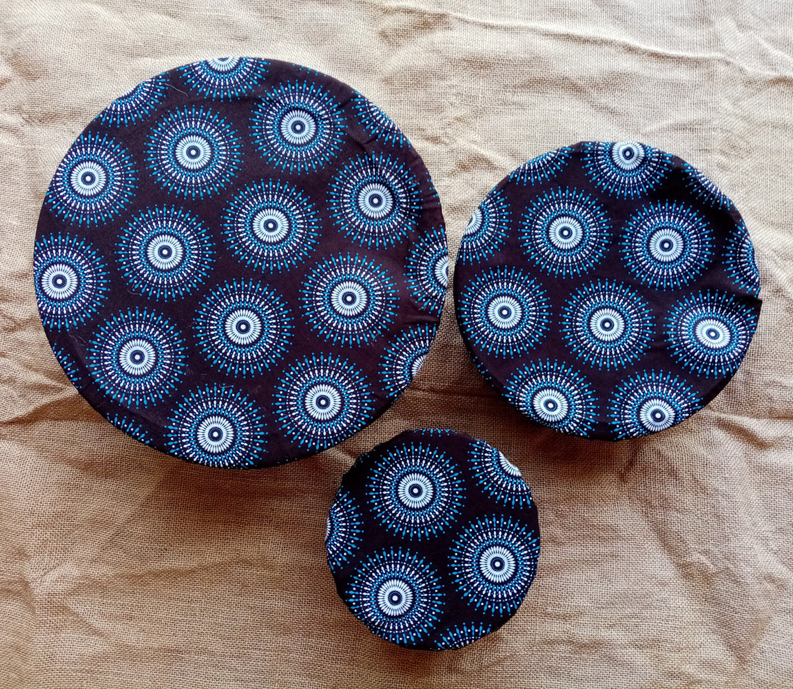 Ecoelephant Cotton Shweshwe bowl cover set