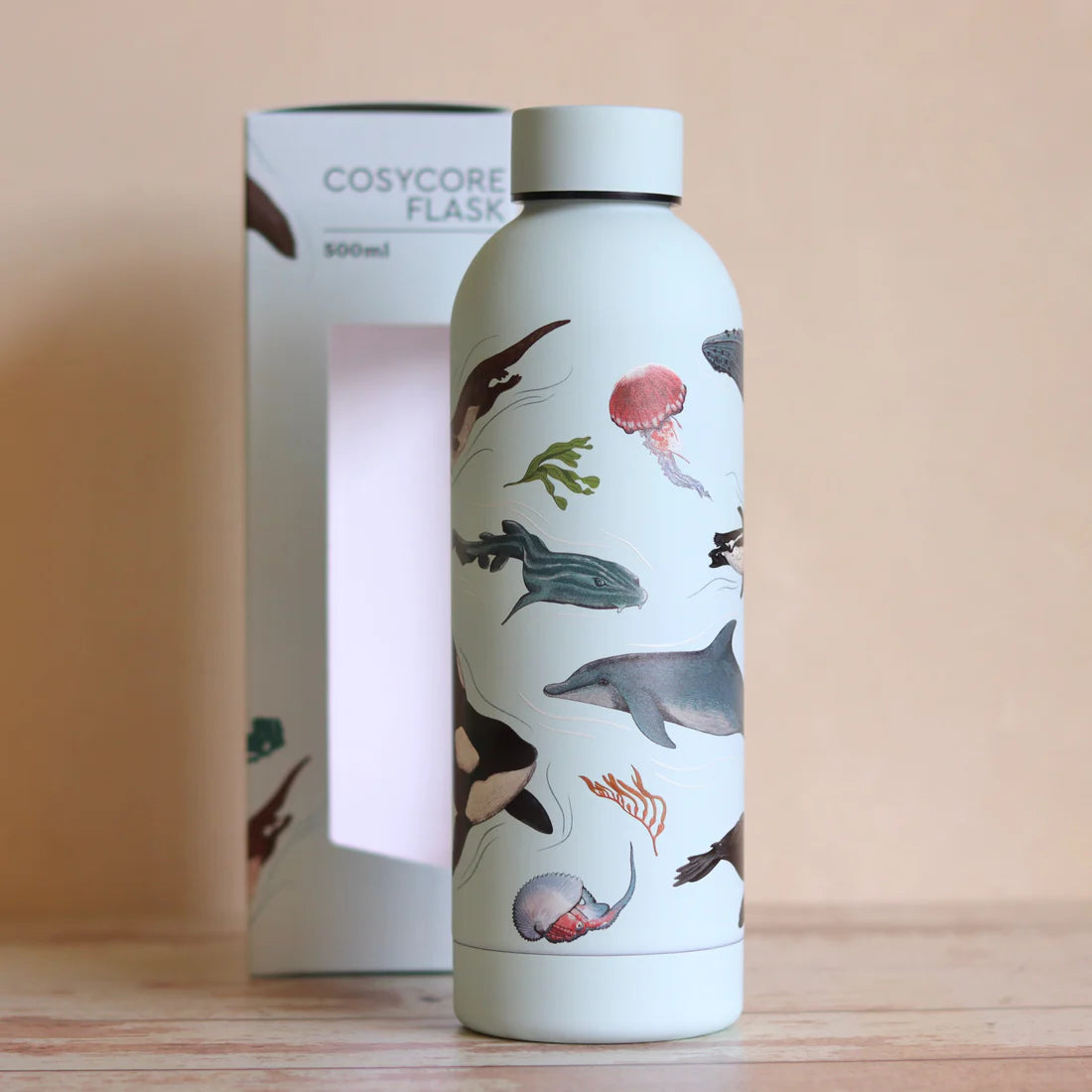 CosyCore Flask – Sea Life (500ml)