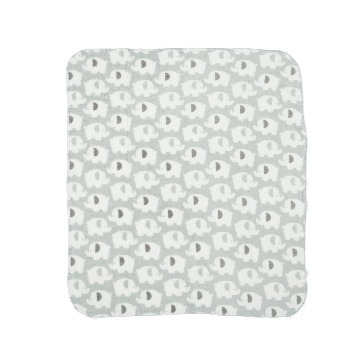 Elephant Fluffy Blanket & Teddy