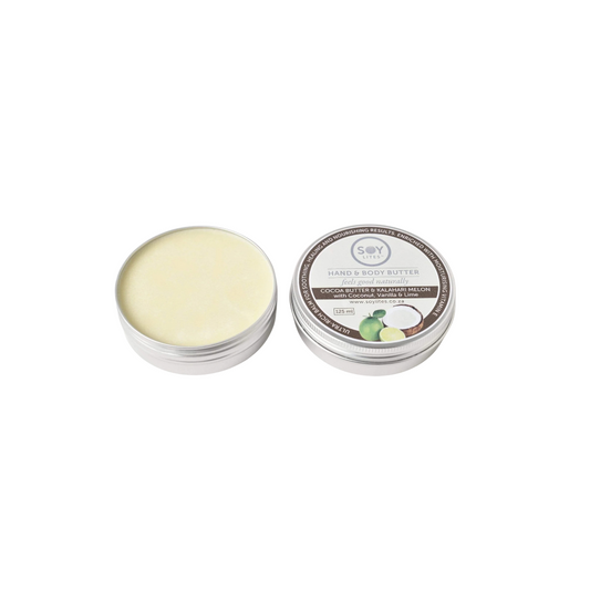 Hand & Body Butter | Cocoa Butter & Kalahari Melon | Coconut, Vanilla & Lime | 125ml