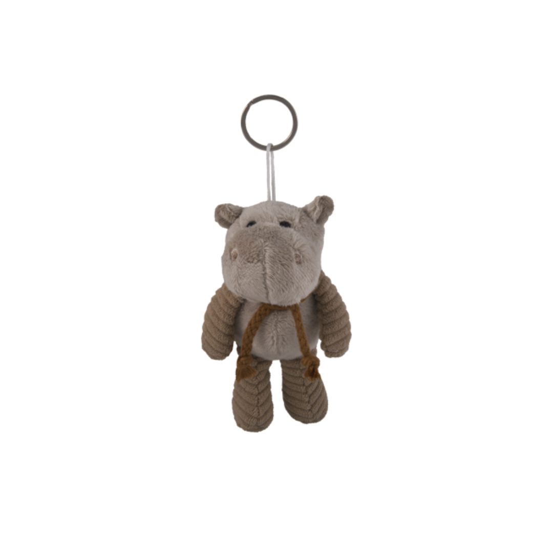 Hippo Teddy Keychain