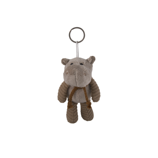 Hippo Teddy Keychain