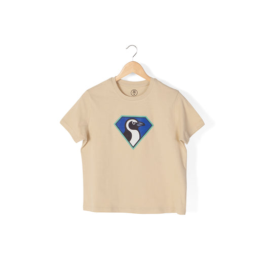 Women’s Penguin Conservation Superhero Crop Tee