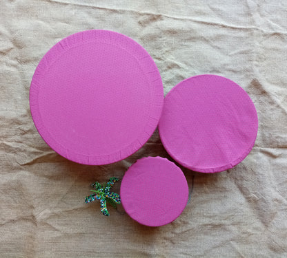 Ecoelephant Cotton Shweshwe bowl cover set