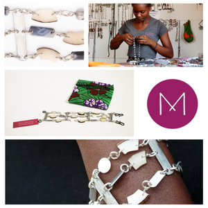 Mulberry Mongoose Rhino Conservation Snare & Vegetable Ivory Bracelet - Auction