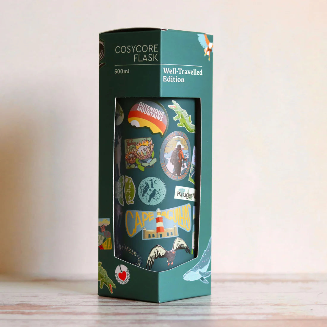 CosyCore Flask – Well-travelled Edition (500ml)