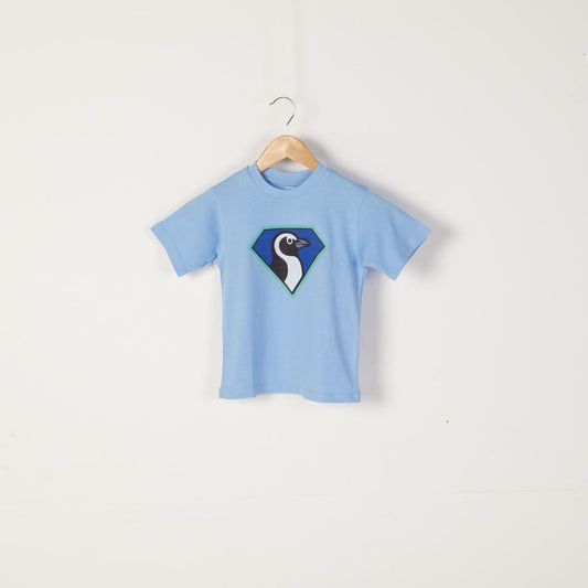 Kids Penguin Superhero Tee
