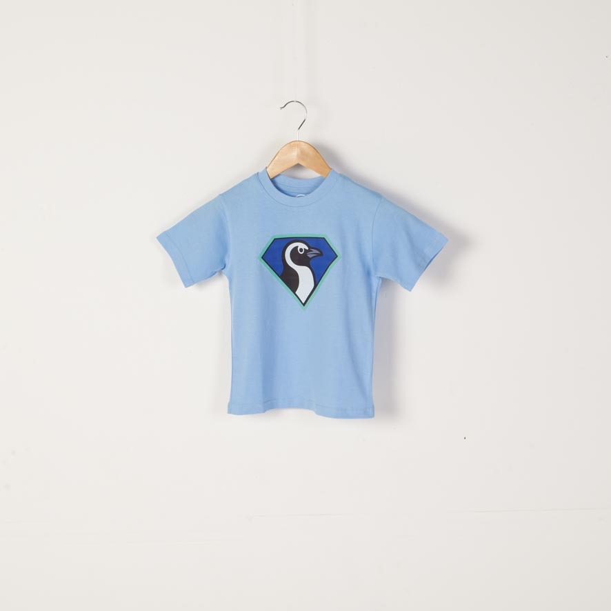 Kids Penguin Superhero Tee