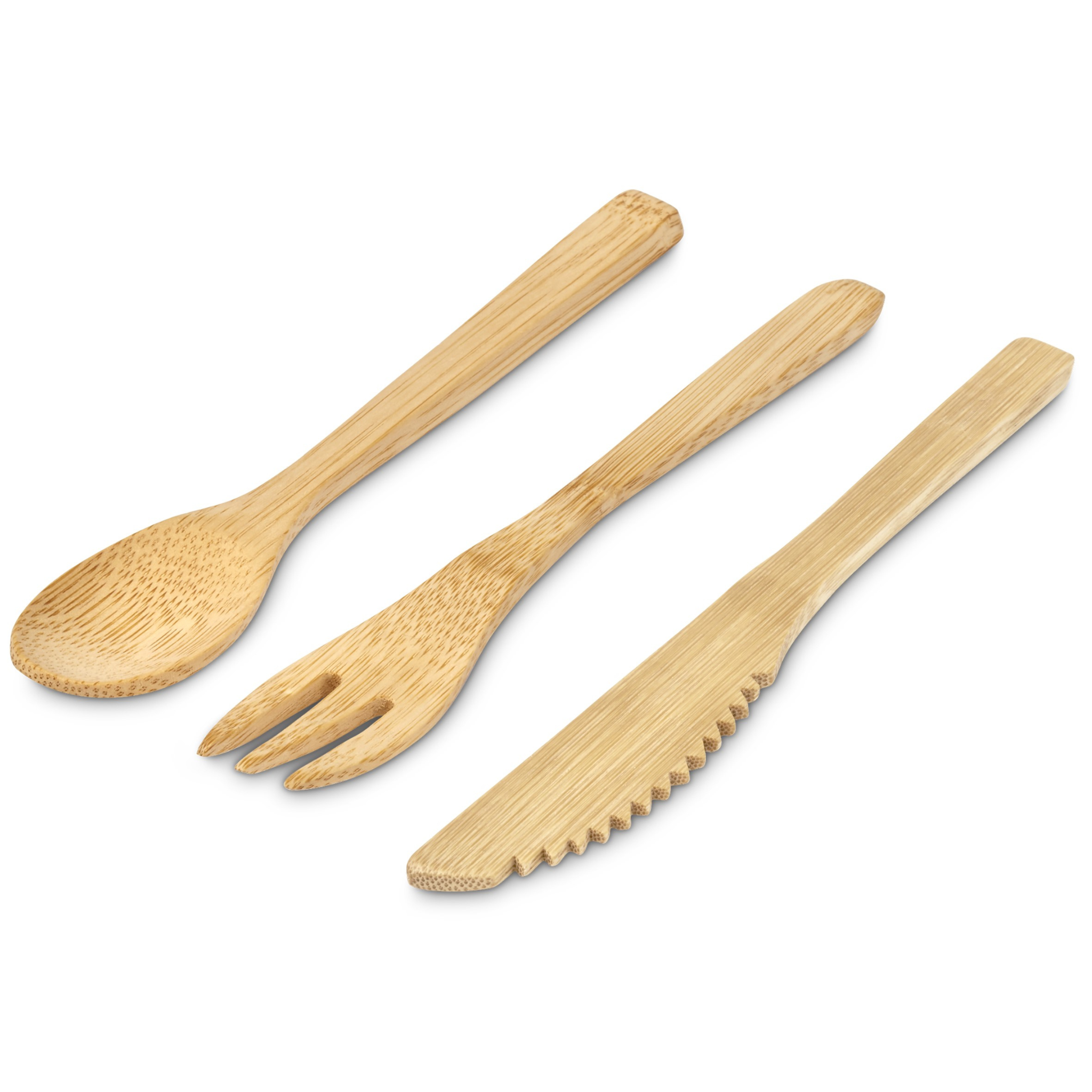 Bamboo cutlery set