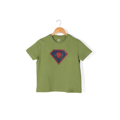 Women’s Protea Conservation Superhero Crop Tee