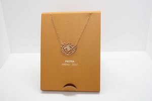 OKUHLE Protea pendant & necklace