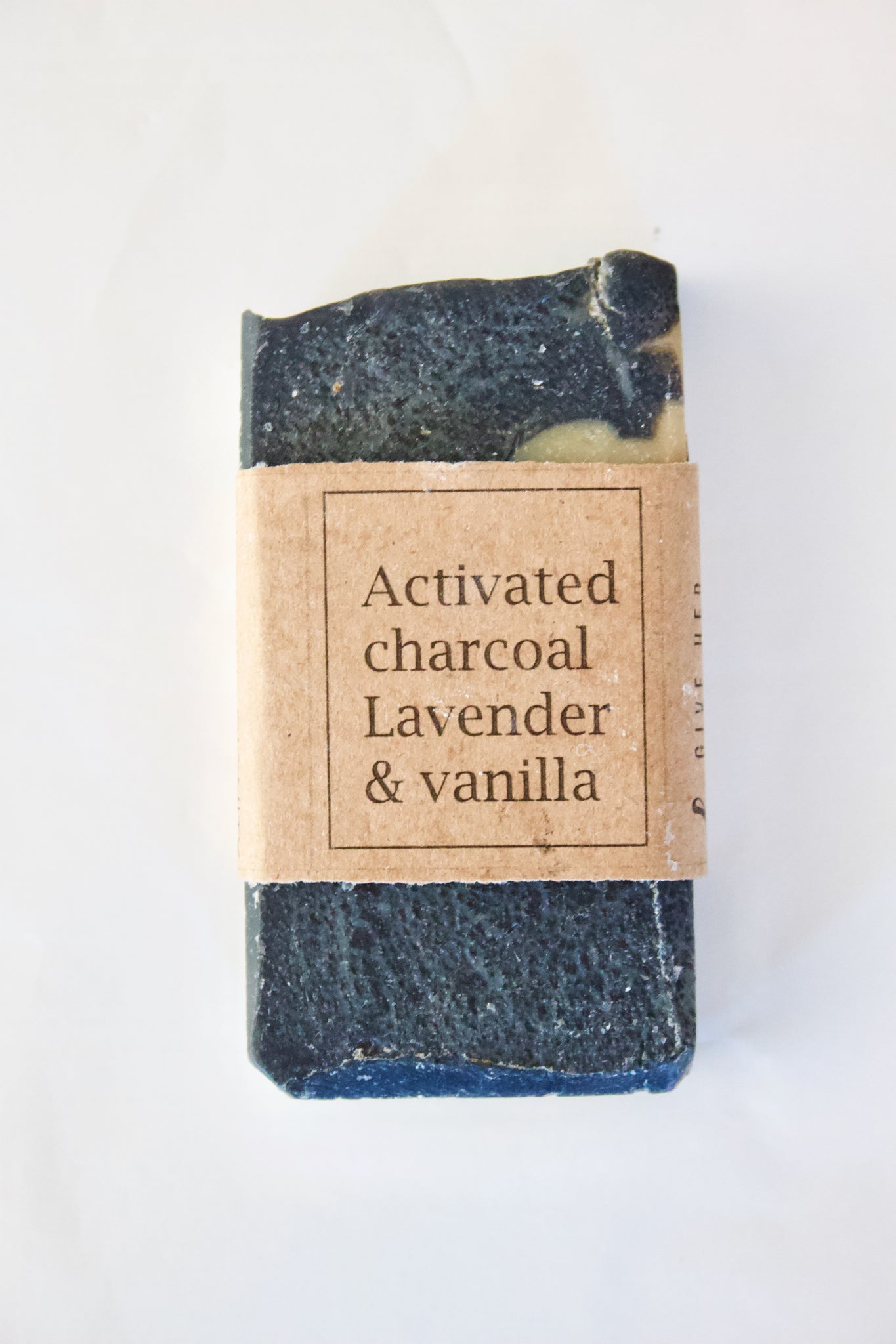 Give her Hope – Rectangular Soaps (small) - Activated Charcoal, Lavender & Vanilla