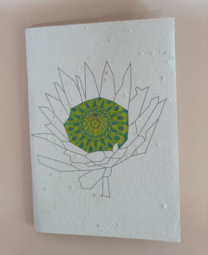 Growing paper notebook - Protea