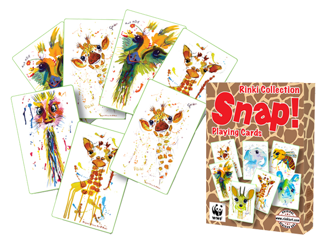 WWF Rinki Collection Snap Cards