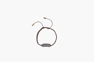 Mulberry Mongoose snare and cord bracelet in bronze womens