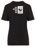 Panda Made Me Do It T-Shirt Black