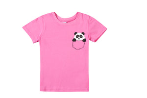Panda in a pocket - Children's T-shirt