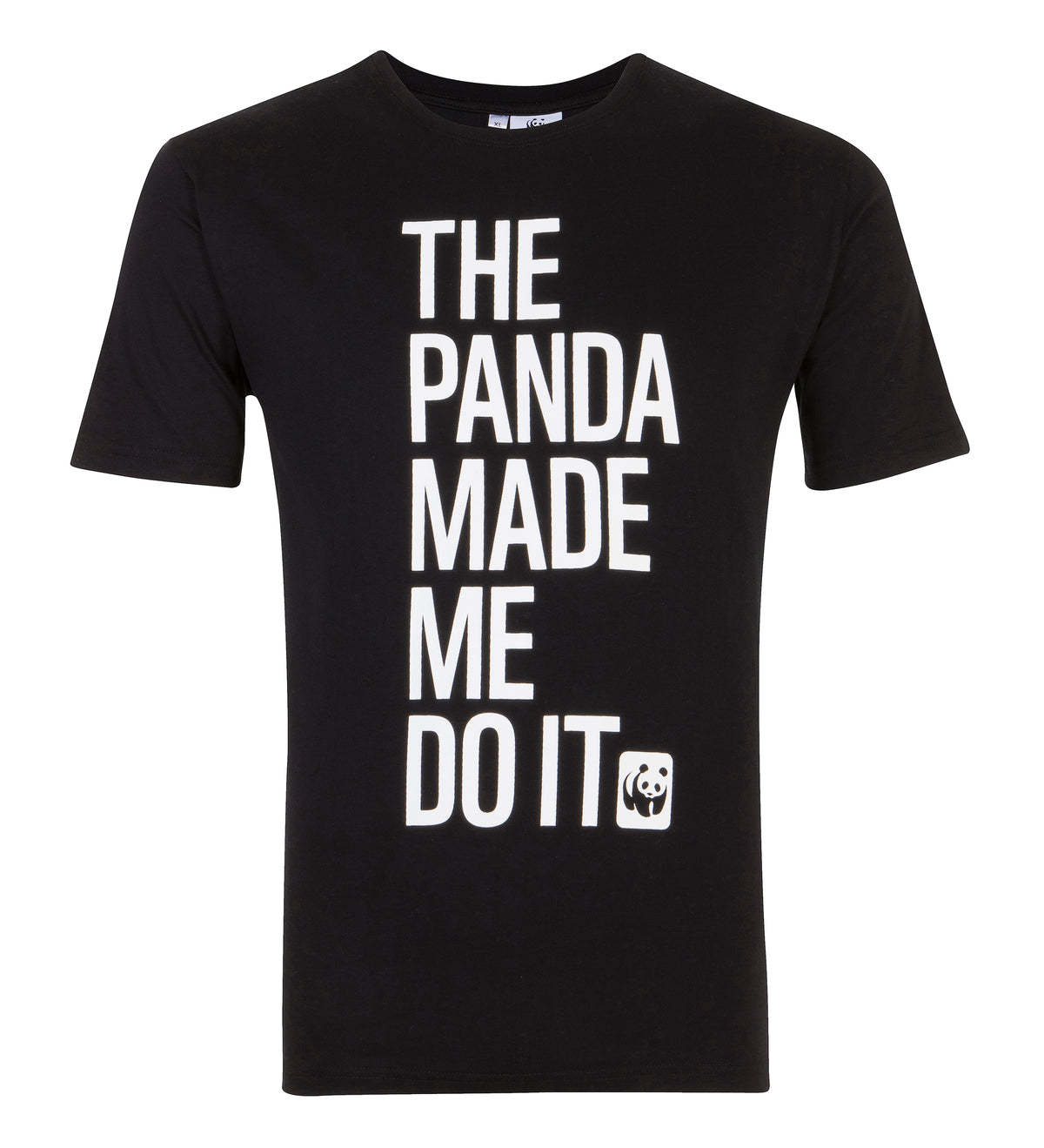 Panda Made Me Do It T-Shirt Black